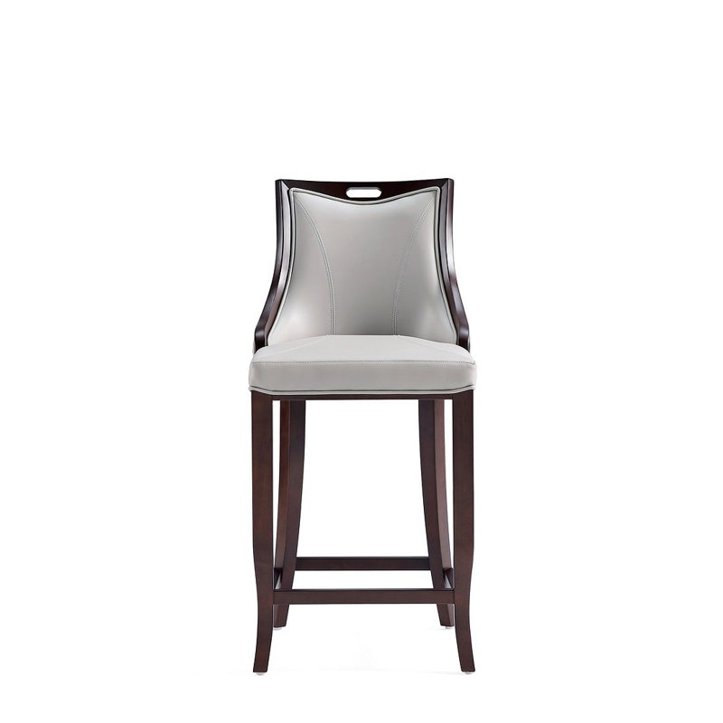 Tabouret de bar Emperor, Gris clair