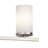 Crosby 4-Light Brushed Nickel Vanity Light with Satin Etched Glass Shades-355449473