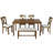 Deshana 6 - Person Four Leg Dining Set-117586695