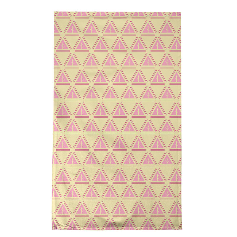 Theo Nath Tea Towel Kitchen Towel, Yellow/Pink/Red, Poly Twill