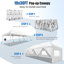 10 x 30 pi UPF 50+ auvent imperméable, tentes de mariage-99462804