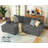 Birkley 96'' Corduroy Sofa-98431969-98431971
