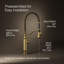 Tournant Single Handle Pull Down Kitchen Faucet-347695817