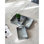 S/3 Decorative Galvanized Gray Nesting Trays