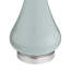 Lampe de table 30,25 "en verre avec abat-jour blanc