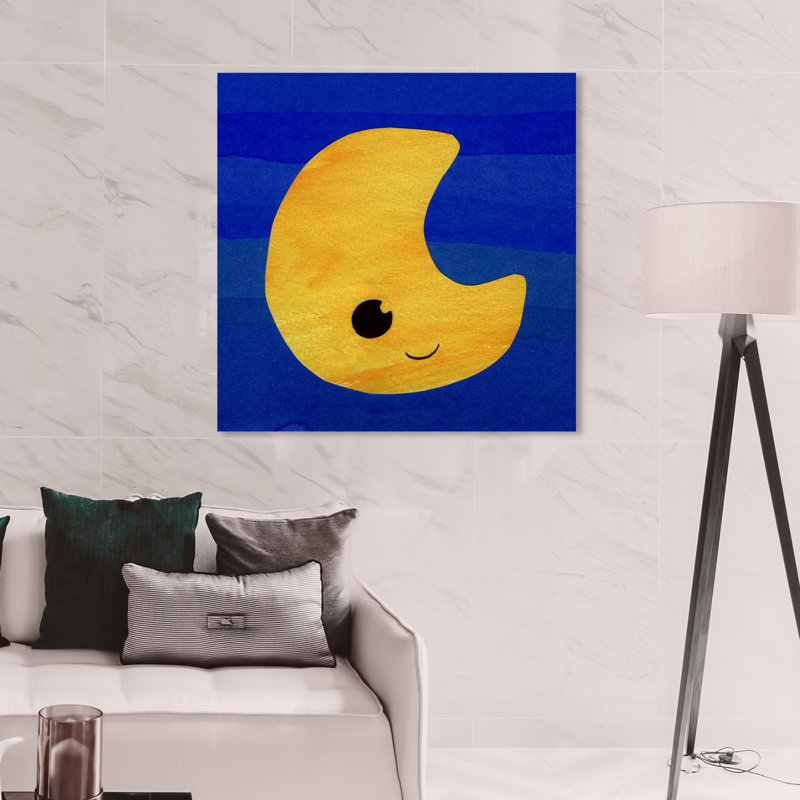 Art sur toile lune Foote, H 40 po x l 40 po x P 1,5 po