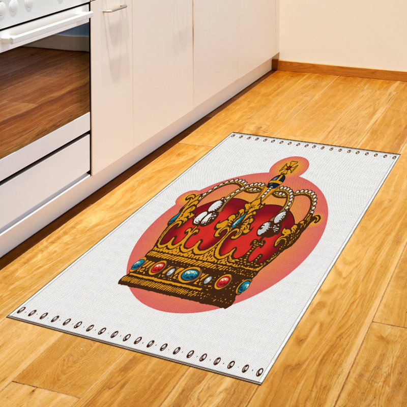 Queen High Density Long Fiber Poly Threads Decorative Area Rug Carpet, Rectangle 2'7" x 5'