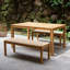 Seras Teak Wood 4-Person Dining Set