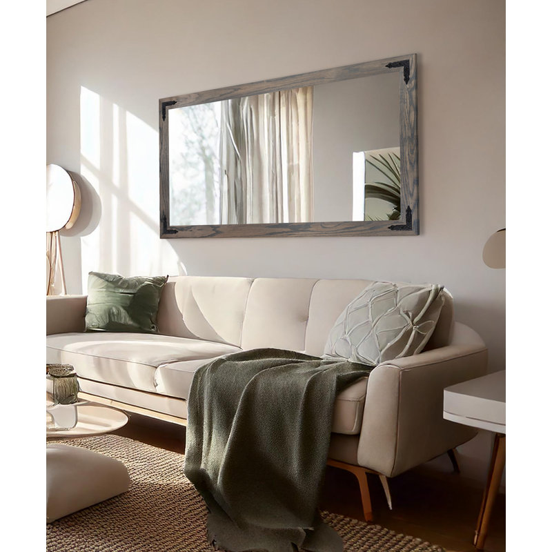 Miroir Gracie Oaks, 52 po x 33 po, Gris carbone