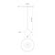 Single Light Metal Dimmable LED Pendant