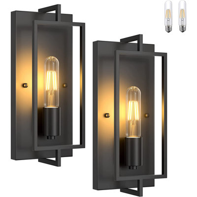 Chafsris Iron Flush Mounted Sconce