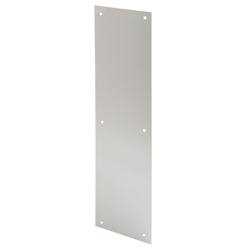 Plaque à pousser (paquet simple), H 16 po x l 5,65 po x P 0,5 po, Aluminum