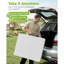 White Folding Dining Table for Indoor and Outdoor Use