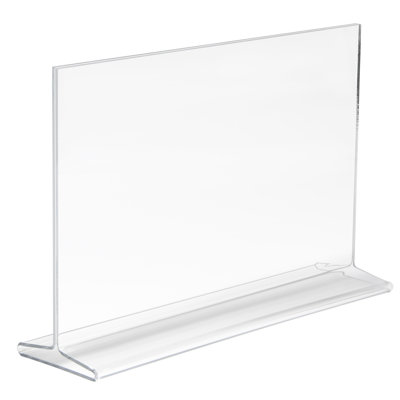 Acrylic Top Load Counter Top Sign Holder