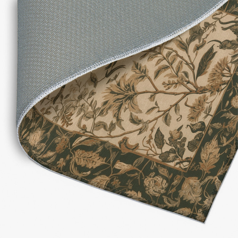 Nature Brown Indoor and Outdoor Area Rug, Rectangle 2' x 3'