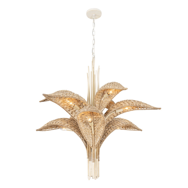Century Palm 9-Light 3-Tier Chandelier