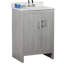 Tarquin 25'' Single Bathroom Vanity with Quartz Top