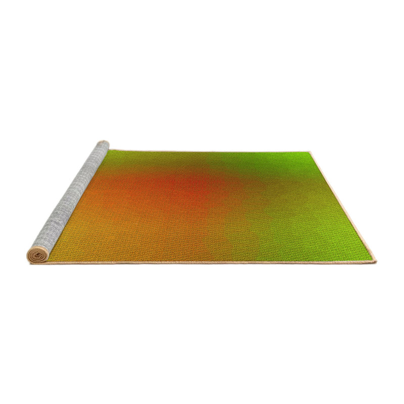 Tapis 100% à motifs lavables à la machine 2989 - Pat785-YW, Rectangle 5 pi x 7 pi