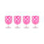 Blue Check Acrylic Water Goblets-1348262473