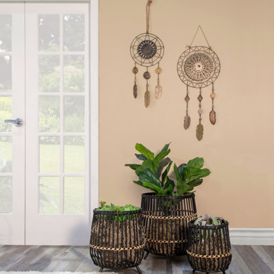 Jardinière avec support, intérieur et extérieur