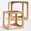 Set of 2 Cubist Sculptures-1778426465