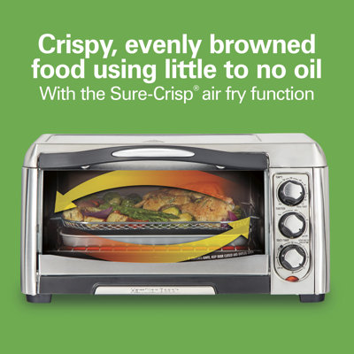 Hamilton Beach Sure Crisp 6 Slice Air Fry Toaster Oven