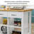 62.99" Solid Wood Kitchen Island-107934484