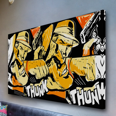 Thunk - Wrapped Canvas Print