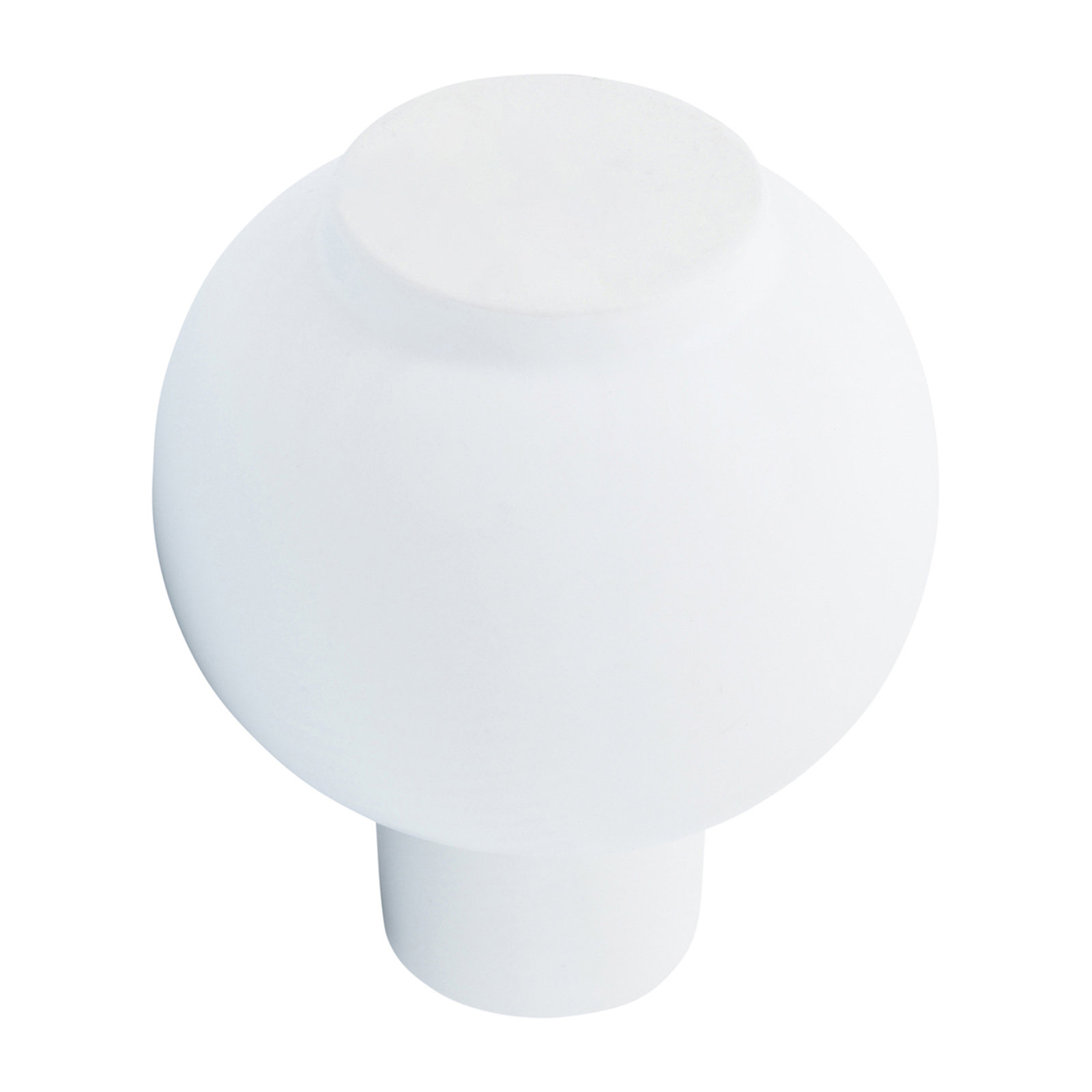 Ceramic Vase - Elegant Single Accent Piece for Contemporary Home Styling and Living Room, White