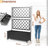47 X 15.75 X 70 In. Iron Rolling Planter Box With Trellis