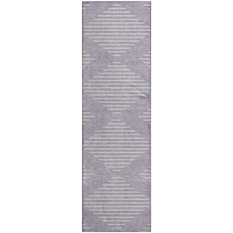 Premium Machine Washable Colmenero AMF1016 Geometric Rug, Runner 2'3" x 7'6"