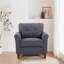 Fauteuil d'appoint, fauteuil avec accoudoirs, canapé rembourré pour salon