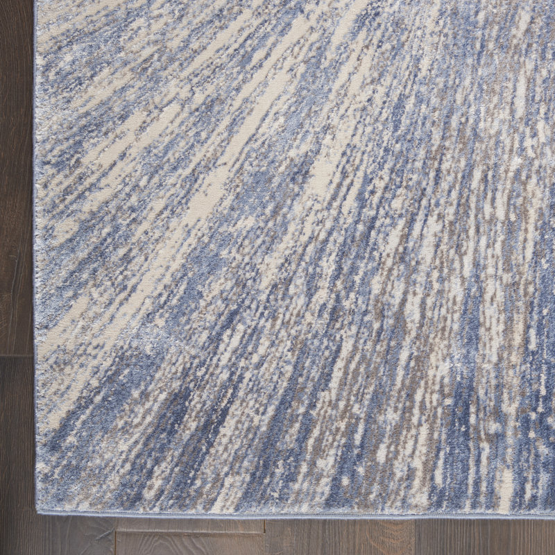Tapis bleu, Tapis de couloir 2 pi 2 po x 7 pi 6 po