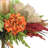 Fall Candleholder Centerpiece with Hydrangeas, Wheat and Pinecones