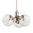 Steel Dimmable Globe Chandelier-581682570-581682581-581682571