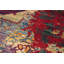 Hand-Knotted High-Quality Red and Blue Area Rug