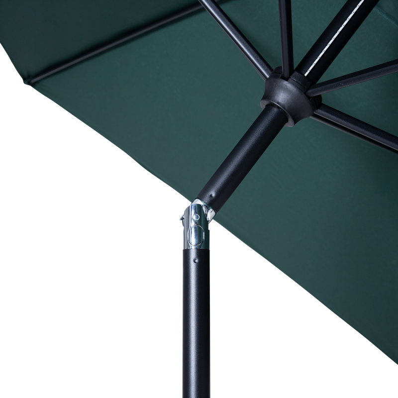 Shinetta 6,5 x 10 pi Parasol carré, Vert