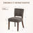 Upholstered Solid Wood Parsons Side Dining Chair-1053974855
