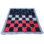 Tapis de jeu réversible Bolaball 3-en-1 géant, jeu de tic-tac-toe géant, 26 po x 26 po, tapis réversible, jeu de société extérieur pour la famille et les amis avec 24 jetons