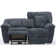Hamme Deep Seat Power Reclining Loveseat with Power Adjustable Headrest