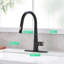 Robinet de cuisine extractible noir