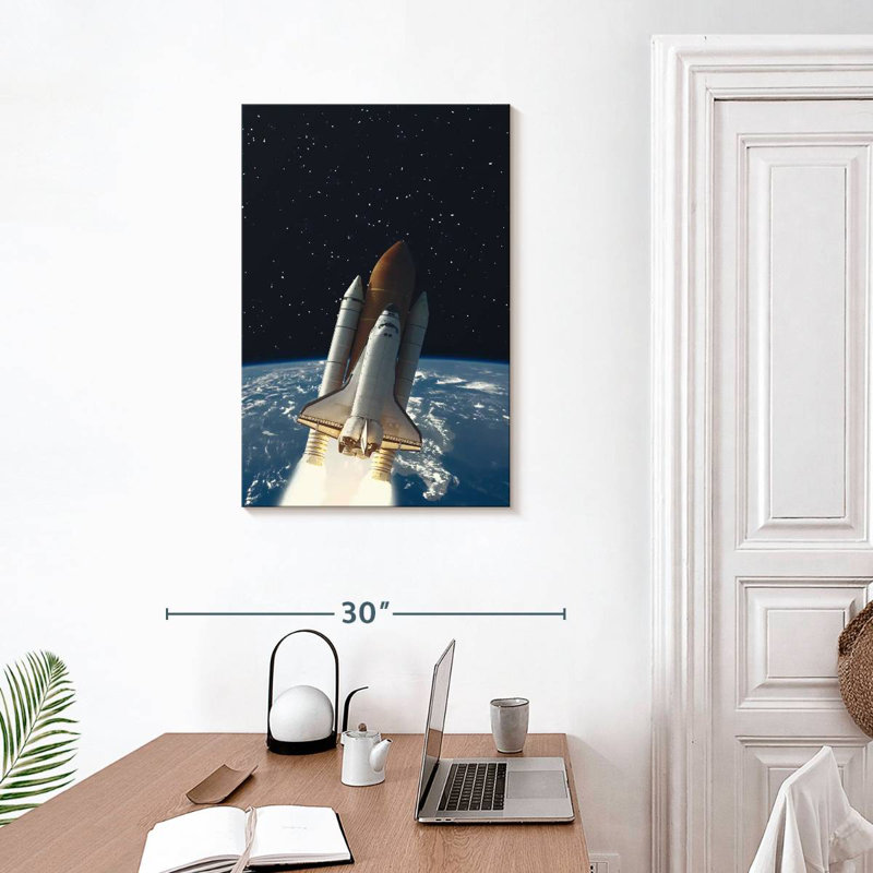 Oberle Rocket To Space, 30" H x 20" W