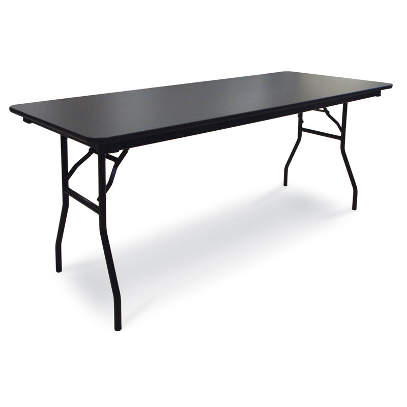 Table pliante rectangulaire 72'', H 30 po x l 18 po x P 72 po, Graphite nebula