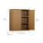 Tremolo Modern 2 Door Wall-Mounted Storage Cabinet with Fluted Push-Open Doors for Bathroom Organization-1100253464