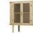 Kiran Sideboard with Glass Doors & Adjustable Shelves-850025735
