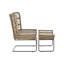 Fike Upholstered Accent Chair with Footstool