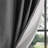 Landolfo Textured Grid 100% Blackout Grommet Curtain Pair (2 panels)-1453565460-1453565461