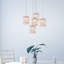 Luminaire suspendu grappe 5 lumières Tidwell