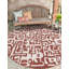 None Nykeia Area Rug Rust Red Colour-2061843742
