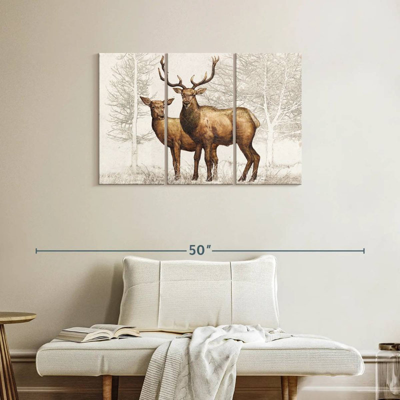 White Christmas Lodge II, 24" H x 38" W